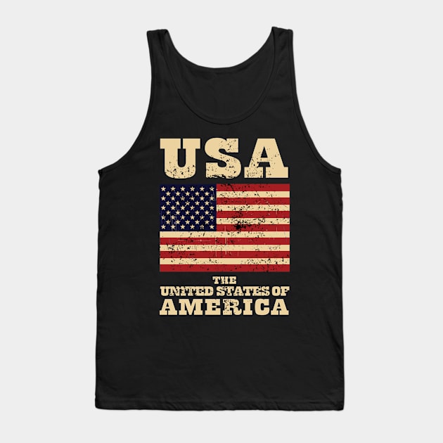 Flag of USA Tank Top by KewaleeTee